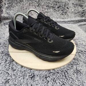 Brooks Ghost 15 Triple Black Running Shoes Sneakers Women’s Size 8
